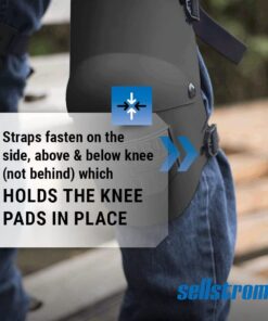 Sellstrom Ultra Flex III KneePro Knee Pads for Construction, Gardening, Flooring - Pro Protection & Comfort for Men & Women (Multiple Colors),Black Black Knee Pad 31 61fzJm6cTDL 1