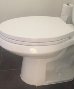 Delta Faucet Morgan Elongated Slow-Close White Toilet Seat with Non-Slip Seat Bumpers, White 811903-WH Slow Close 33 61fzq1NpBL