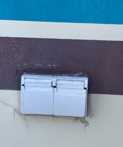 RV Designer Snap Cover Oulet Plate, Weatherproof, AC Electrical White 16 61g08C2OegL