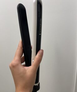 Remington Pearl Pro Ceramic Flat Iron Hair Straightener, 1-inch Floating Plates, Fast 30 Second Heat up, Black & White 1 Count (Pack of 1) 43 61g1xyjQLML 1