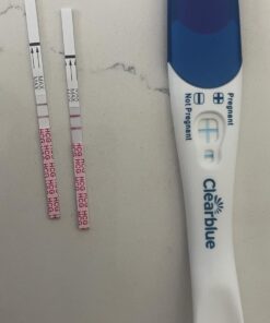 AccuMed Pregnancy Test Strips, 25-Count Individually Wrapped Pregnancy Strips, Early Home Detection Pregnancy Test Kit, Clear HCG Test 25 Count (Pack of 1) 42 61g33Wg15mL