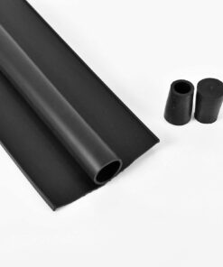 BOWSEN Garage Door Bottom Seals Weatherproof Weatherstrip Threshold Buffering Sealing High Performance EPDM Rubber Weather Resistance Gasket Black 1/4 Inch T-End, 16FT Long 16 FT Black (1/4" T-Channel End) 30 61g3Rj UZBS