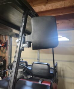 10L0L Golf Cart Mirror, No-drilling Side Rear View Mirror Fits EZGO Club Car Yamaha Golf Cart and Others Drilling Required Black 42 61g4XiyXfpL