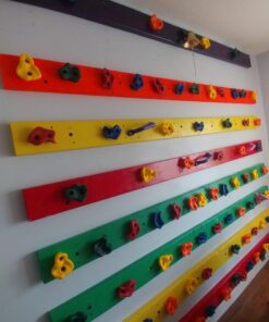 Squirrel Products Kids Rock Climbing Holds Indoor & Outdoor Playground Accessories Rock Wall Climbing Kit with Mounting Hardware 20 Pack XL Deluxe 36 61g5BBCwJlL