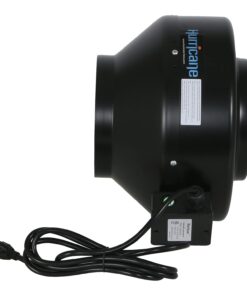 Hurricane 8 Inch Inline Fan 745 CFM - Quiet Fan with Steel Housing and Powder-Coated Finish, Easy Installation 8-Inch 26 61g6snMEsxL