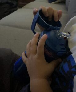 THERMOS FUNTAINER 12 Ounce Stainless Steel Vacuum Insulated Kids Straw Bottle, Blue Solid Color 44 61g74RIv2EL