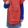 School Smart - 86520 Vinyl Art Smock Apron, 22 x 16 Inches, Red 13 61g7zQqSazL