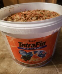 Tetra Goldfish Flakes, Nutritionally Balanced Diet For Aquarium Fish, Vitamin C Enriched Flakes, 4.52 lbs oz 35 61gC4DzjGQL