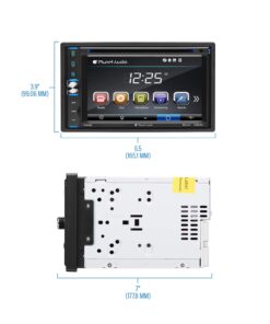 Planet Audio P9630B Car DVD Player - Double Din, Bluetooth Audio and Hands-Free Calling, 6.2 Inch LCD Touchscreen Monitor, MP3 Player, CD, DVD, WMA, USB, SD, AUX In, AM/FM Radio Receiver 14 61gF7We3xL