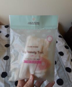 ETUDE My Beauty Tool Lovely Etti Hair Band | A Cute and Lovely Tool To Keep Away Your Hair | Hair Band for Cleansing & Sleeping 50 61gHMkgdpDL 1