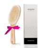 Exfoliating Body Scrubber: Dual-Use for Wet/Dry Exfoliation, Lymphatic Drainage & Cellulite Smoothing - Natural Boar Bristle Dry Brushing Body Brush, Ergonomic Handle, Easy to Clean by Rengöra