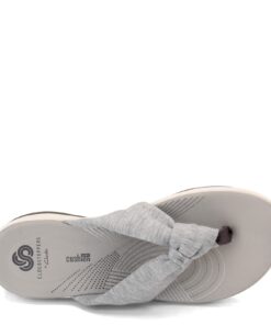 Clarks Women's Arla Glison Flip-Flop 9 Grey Heather Fabric 12 61gKcF6eY4L