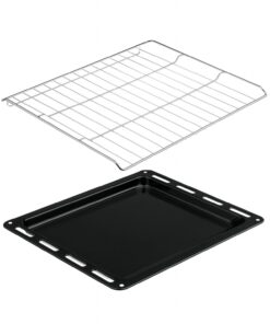 Empava 24" Electric Single Wall Oven with 6 Cooking Functions Mechanical Knobs Control in Stainless Steel, Black/Silver 10 61gLHIxbYhL