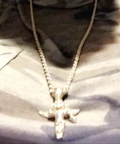 Jewel Town Mens Gold Angel & P Ruby Bundle Set Cz Pendant Hip Hop 24" & 30" Rope Chain D463 33 61gMJzwEVpL