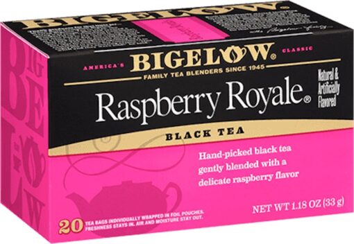 Bigelow Raspberry Royale Tea Bags - 20 ct (Pack of 2) 20 Count (Pack of 2)