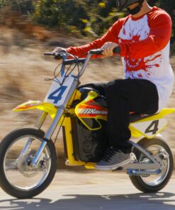 Alternative view of Razor MX650 Dirt Rocket Off-Road Motocross Bike – 36V Electric Ride-On, Up to 17 mph, Dual Suspension, Hand-Operated Dual Brakes, Twist Grip Throttle, Authentic Bike Geometry