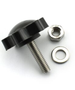 Alternative view of LQ Industrial 6-Set #32 M6x20 Hand Tighten Screw Kit Quick Removal Fasteners 304 Stainless Steel Torx Hard Top Thumb Screw with Washer and Nut