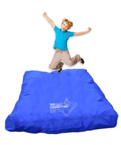 Skil-Care Sensory Crash Pad for Kids and Adults 5' x 5' & 3' x 4' Ideal for Sensory Rooms, Classrooms, and Home, Blue 5' x 5' 11 61gRQ8Kfd7L