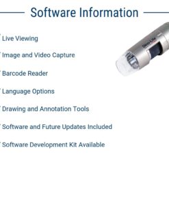 Dino-Lite USB Digital Microscope AM3111-0.3MP, 10x - 50x, 230x Optical Magnification, 8 LEDs 12 61gRpdfjR2L