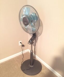 Rowenta VU5550 Turbo Silence Oscillating Fan, Standing Fan, 4 Speed Fan with Remote Control Turbo silence 4 speed fan 36 61gSTHTDFAL