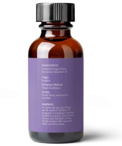 Bulgarian Lavender Essential Oil by Pure Body Naturals, 1 Fluid Ounce - 100% Pure, Independently Tested, Therapeutic Grade Lavender Essential Oil for Diffuser Aromatherapy 22 61gSy1QHnvL