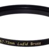 LUŽID X2 Brass 67mm to 72mm Step Up Filter Ring Adapter 67 72 Luzid 49 61gUU3aT8fL