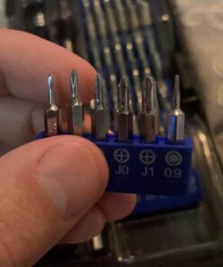 ORIA Precision Screwdriver Kit, 60 in 1 with 56 Bits Screwdriver Set, Magnetic Driver Kit with Flexible Shaft, Extension Rod for Mobile Phone, Smartphone, Game Console, Tablet, PC, Blue 40 61gV0HPHZvL