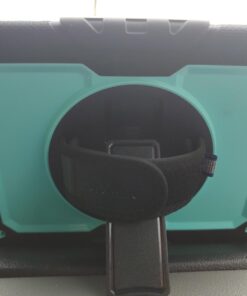 SEYMAC Stock iPad 6th/5th Generation Case with Screen Protector, 360 Rotating Stand, Drop-Proof Protection, Compatible with iPad 6th/5th/Air 2/Pro 9.7 in SkyBlue+Black 43 61gX1ZSHmL