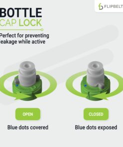 FlipBelt Portable Lightweight Running Water Bottle Arc 6 oz 15 61gX9ip6yNL