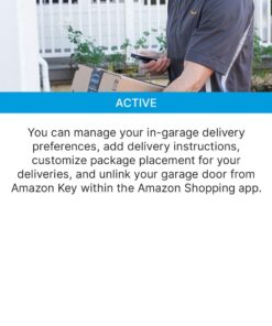 CHAMBERLAIN Smart Garage Control - Wireless Garage Hub and Sensor with Wifi & Bluetooth - Smartphone Controlled, myQ-G0401-ES, White myQ Smart Garage™ Control 46 61gXVTx3S6L 2