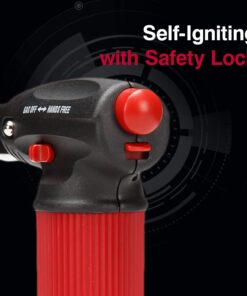 Master Appliance MT-51B Butane Torch Lighter with 4floz can of butane, Hand Held Torch Lighter, Adjustable Flame Mini Blow Torch, Refillable with Butane Fuel 8 61gYIFbaBzL