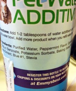 EBPP Advanced Pet Dental Care Water Additive - Premium Cat & Dog Dental Care and Dog Breath Freshener - No Brush Formula Tartar & Plaque Remover for Dogs Teeth 43 61gYuqyXOqL