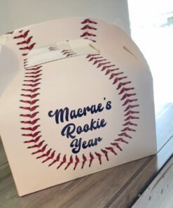 Alternative view of 6.25" Baseball Treat Box
