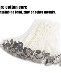 EricX Light 100 Piece Candle Wick 8" Pre-Waxed Cotton Core,for Candle Making,Candle DIY 11 61gZjGaf0cL