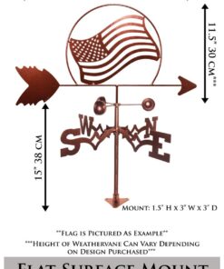 SWEN Products Hand Made Dragonfly Flat Post Mount Weathervane ~New~ 7 61gaK2oNsXL