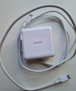 Anker 60W PIQ 3.0 & GaN Tech Dual Port Charger, PowerPort Atom III (2 Ports) Travel Charger with a 45W USB C Port, for Laptops, MacBook, iPad Pro, iPhone, Galaxy, Pixel and More White 47 61gb2JIZmtL