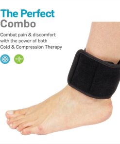 NatraCure Cold Therapy Wrap (Regular) with 14" Strap - 2 Pack - Small Reusable Gel Ice Pack Compress for Injuries and Pain Relief, Hand, Arch of Foot, Wrist, Elbow, Arthritis, Neuropathy - 715 CAT2PK 3x5 Inch (Pack of 2) 20 61gbFkeLvrL