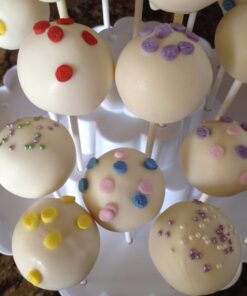 Nordic Ware 50008 Tiered Cake Pop Display Stand, Holds 37 pieces, White 29 61gdBPrqnkL