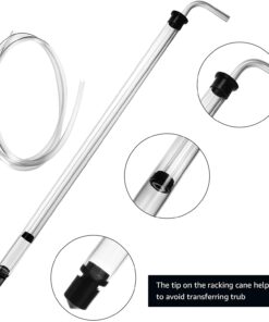 Alternative view of Fermtech Regular 5/16" Auto Siphon 24" Length with 8 feet of Tubing, clear, 1 piece