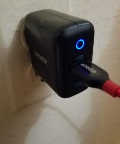 Anker Dual USB Wall Charger, PowerPort II 24W, Ultra-Compact Travel Charger with PowerIQ Technology and Foldable Plug, for iPhone XS/Max/XR/X/8/7/6/Plus, iPad Pro/Air 2/mini 4, Galaxy S9/S8/+ and More Black 39 61gdXBVQq5L