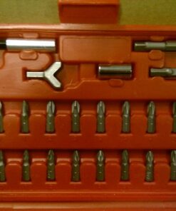 NEIKO 10048A Security Bit Set 100-Piece Set Cr-V Steel 1/4-inch Adapters Phillips Slotted Hex Torx Star Tamperproof Pozi Square Spanner Torque Tri-Wing Clutch Spline Screwdriver Bit 100 Piece 43 61geMsHh9SL