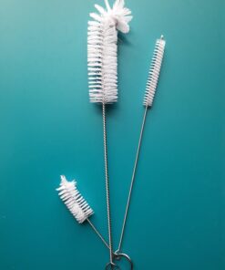 Living and Giving 3Pcs Set of Bottle Cleaning Brushes Kitchen Nylon Multifunction Clean Brush Set (L.&G.) White One Size 20 61gg9aOzhOL