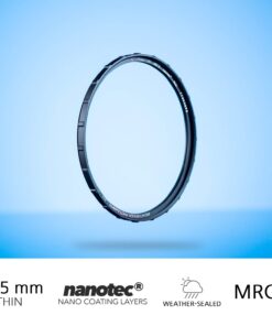 58mm X2 UV Filter for Camera Lenses - UV Protection Photography Filter with Lens Cloth - MRC8, Nanotec Coatings, Ultra-Slim, Traction Frame, Weather-Sealed by Breakthrough Photography 58mm Circular 8 61ggwy7XcGL