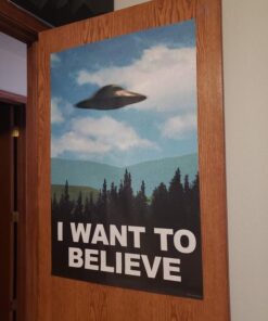 Alternative view of X-Files Poster ~ I Want To Believe ~ Official Fan Club Edition 24x36"