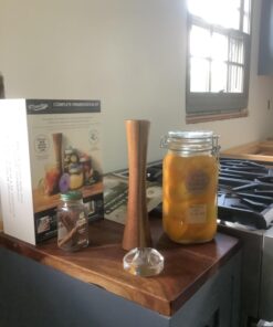 Masontops Complete Mason Jar Fermentation Kit - Pickle Kit, Sauerkraut Making Kit Kimchi Container - Fermentation Airlock Lids Wide Mouth Mason Jars 27 61gkPZHmFrL