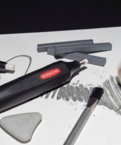 Derwent Battery Operated Eraser, Artist Tool, Drawing, Art Supplies (2301931) , Black 1 Count (Pack of 1) 17 61gmmDOausL