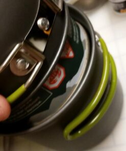 G4Free 2/4/13 PCS Camping Cookware Mess Kit Hiking Backpacking Picnic Cooking Bowl Non Stick Pot Knife Spoon Set Green 4 Pcs 39 61gpCScf6jL