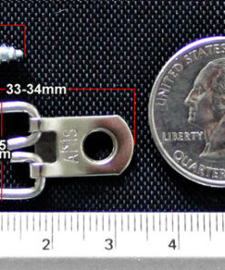 100 Heavy Duty Single Hole D Ring / Triangle Strap Hanger w/ Screws 15 61gv7Op9zoL