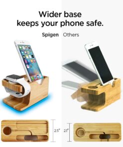 Spigen S370 Designed for Apple Watch Stand and Cell Phone Stand for Any Apple Watch Series and Phone 23 61gv8GsE1EL