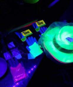 OPPSK Black Lights, 54W 18LEDs Powerful Black Light Bar Glow in The Dark Party Supplies for Blacklights Party Body Paint Birthday Halloween Christmas Stage Lighting 40 61gwc hdNfL